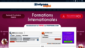 What Studyrama-emploi.com website looked like in 2021 (2 years ago)