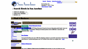 What Sananselmo.com website looked like in 2021 (2 years ago)