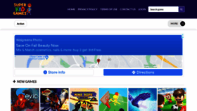 What Superkidgames.com website looked like in 2021 (2 years ago)