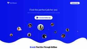 What Skillbee.com website looked like in 2021 (3 years ago)