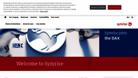 What Symrise.com website looked like in 2021 (2 years ago)