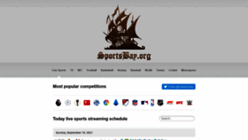What Sportsbay.org website looked like in 2021 (2 years ago)