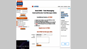 What Sendsmsnow.com website looked like in 2021 (2 years ago)