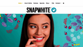 What Snapwhite.com website looked like in 2021 (2 years ago)