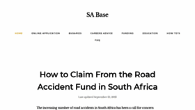 What Sabase.co.za website looked like in 2021 (2 years ago)
