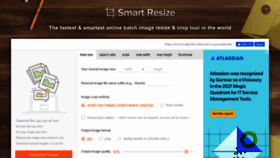 What Smartresize.com website looked like in 2021 (2 years ago)