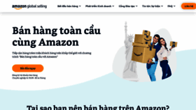 What Sell.amazon.vn website looked like in 2021 (2 years ago)