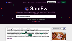 What Samfw.com website looked like in 2021 (2 years ago)