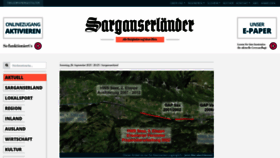 What Sarganserlaender.ch website looked like in 2021 (2 years ago)