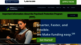 What Smallbusinessfunding.com website looked like in 2021 (2 years ago)