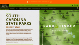 What Southcarolinaparks.com website looked like in 2021 (2 years ago)
