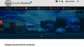 What Scoalarutiera.ro website looked like in 2021 (2 years ago)