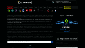 What Streamonsport.net website looked like in 2021 (4 years ago)