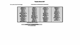 What Surplusstoresusa.com website looked like in 2021 (3 years ago)