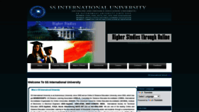 What Ssiuniversity.in website looked like in 2021 (2 years ago)