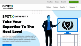 What Spotxuniversity.tv website looked like in 2021 (2 years ago)