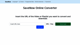 What Savenow.to website looked like in 2021 (2 years ago)
