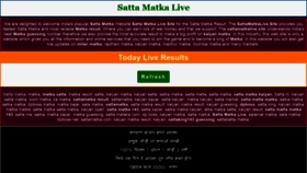 What Sattamatkaindia.live website looked like in 2021 (2 years ago)