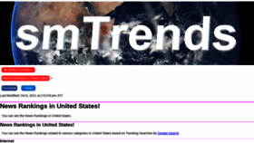 What Smtrends.net website looked like in 2021 (2 years ago)