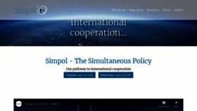 What Simpol.org website looked like in 2021 (2 years ago)