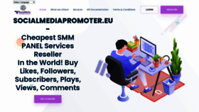 What Socialmediapromoter.eu website looked like in 2021 (2 years ago)