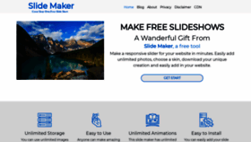 What Slidesmaker.me website looked like in 2021 (2 years ago)