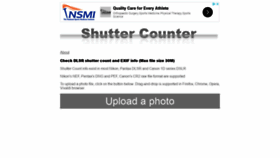What Shuttercounter.com website looked like in 2021 (2 years ago)