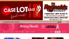 What Sidneyherald.com website looked like in 2021 (2 years ago)
