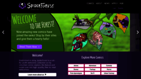What Spiderforest.com website looked like in 2021 (2 years ago)