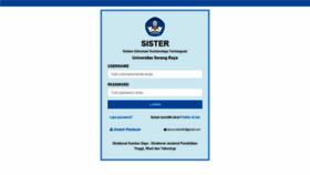 What Sister.unsera.ac.id website looked like in 2021 (2 years ago)