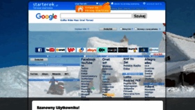 What Starterek.pl website looked like in 2021 (2 years ago)
