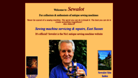 What Sewalot.com website looked like in 2021 (2 years ago)