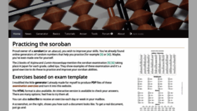 What Sorobanexam.org website looked like in 2021 (2 years ago)