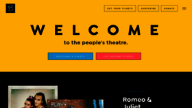 What Shakespearedallas.org website looked like in 2021 (2 years ago)