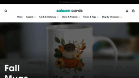 What Salaamcards.com website looked like in 2021 (2 years ago)