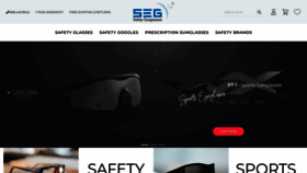 What Safetyeyeglasses.com website looked like in 2021 (2 years ago)