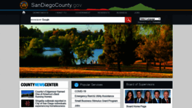 What Sandiegocounty.gov website looked like in 2021 (2 years ago)