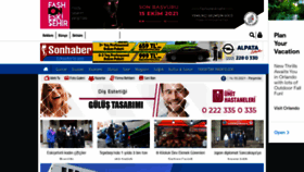 What Sonhaber.com.tr website looked like in 2021 (2 years ago)
