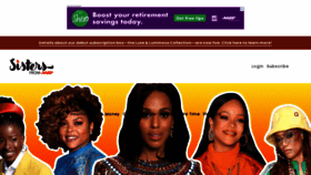 What Sistersletter.com website looked like in 2021 (2 years ago)