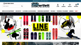 What Skibartlett.com website looked like in 2021 (2 years ago)