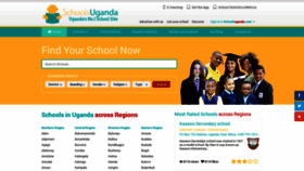 What Schoolsuganda.com website looked like in 2021 (2 years ago)