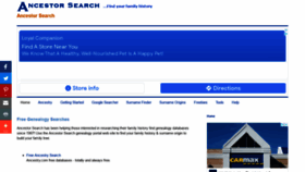 What Searchforancestors.com website looked like in 2021 (2 years ago)