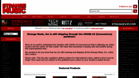 What Strangemusicinc.net website looked like in 2021 (2 years ago)