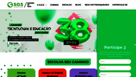 What Sos.com.br website looked like in 2021 (2 years ago)