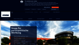 What Stroeer.com website looked like in 2021 (3 years ago)