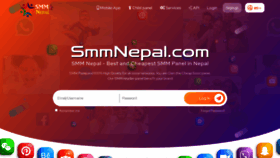 What Smmnepal.com website looked like in 2021 (2 years ago)