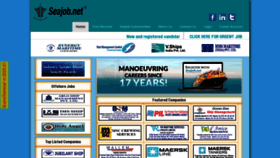 What Seajob.net website looked like in 2021 (2 years ago)