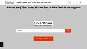 What Solarmovie.la website looked like in 2021 (2 years ago)