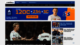 What Seriea.pl website looked like in 2021 (2 years ago)