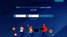 What Servicosredessociais.com.br website looked like in 2021 (2 years ago)